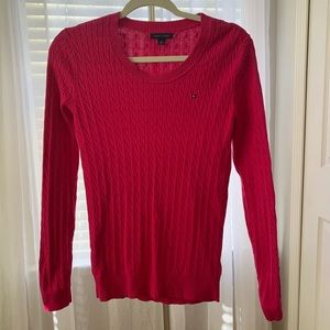 Tommy Hilfiger Magenta cotton top medium